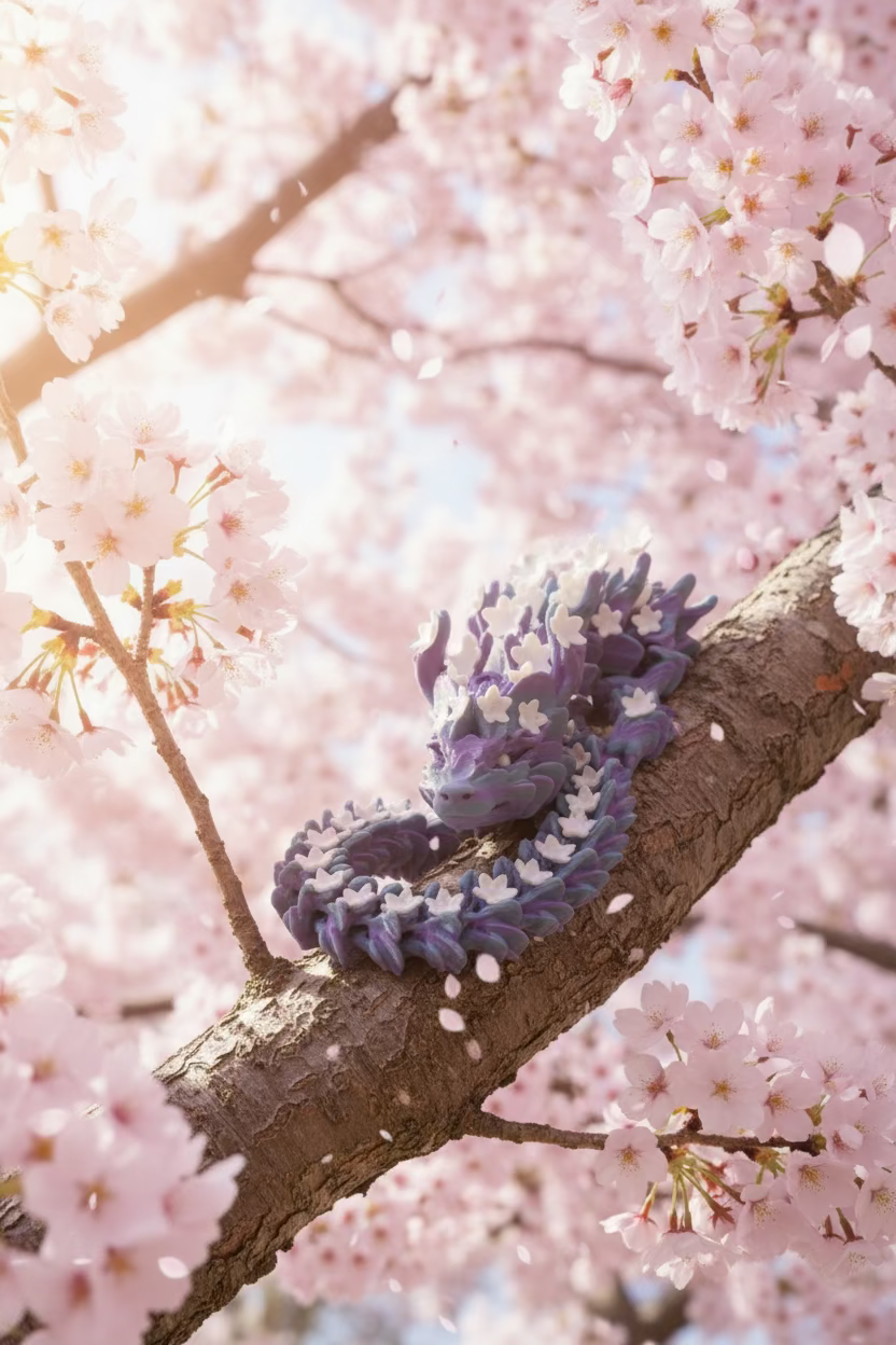 Cherry Blossom Dragon
