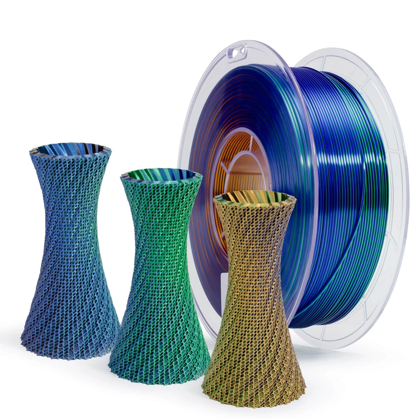 Ziro Tri Colour Silk Fast PLA Golden Oasis 1KG