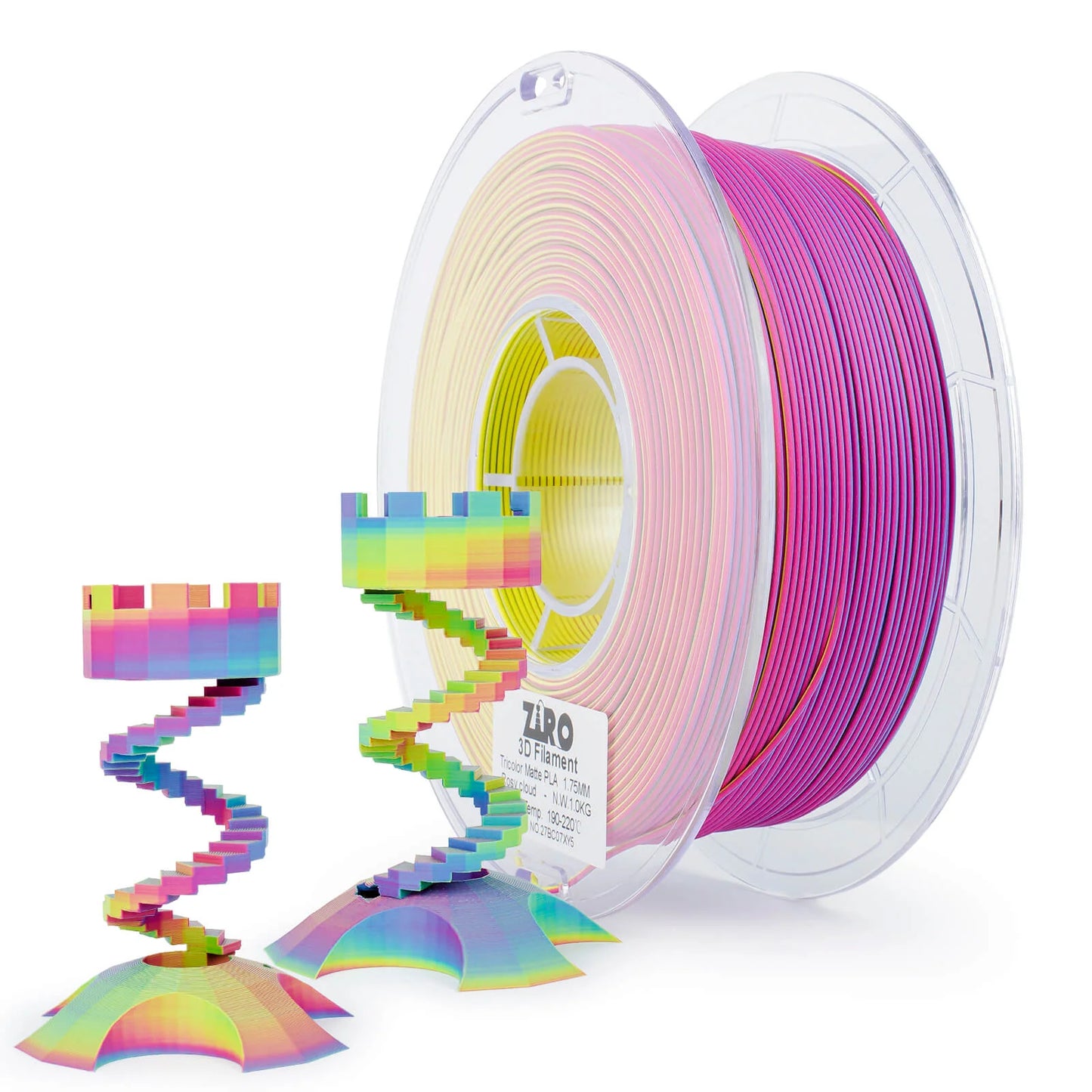 Ziro Tri Colour Matte Filament Rosy Cloud 1KG
