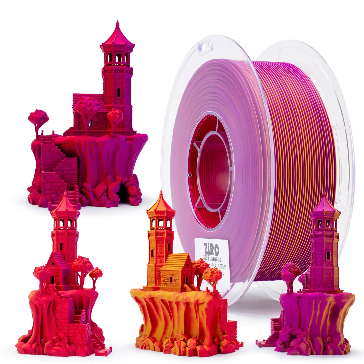 Ziro Tri Colour Matte Filament Afterglow 1KG