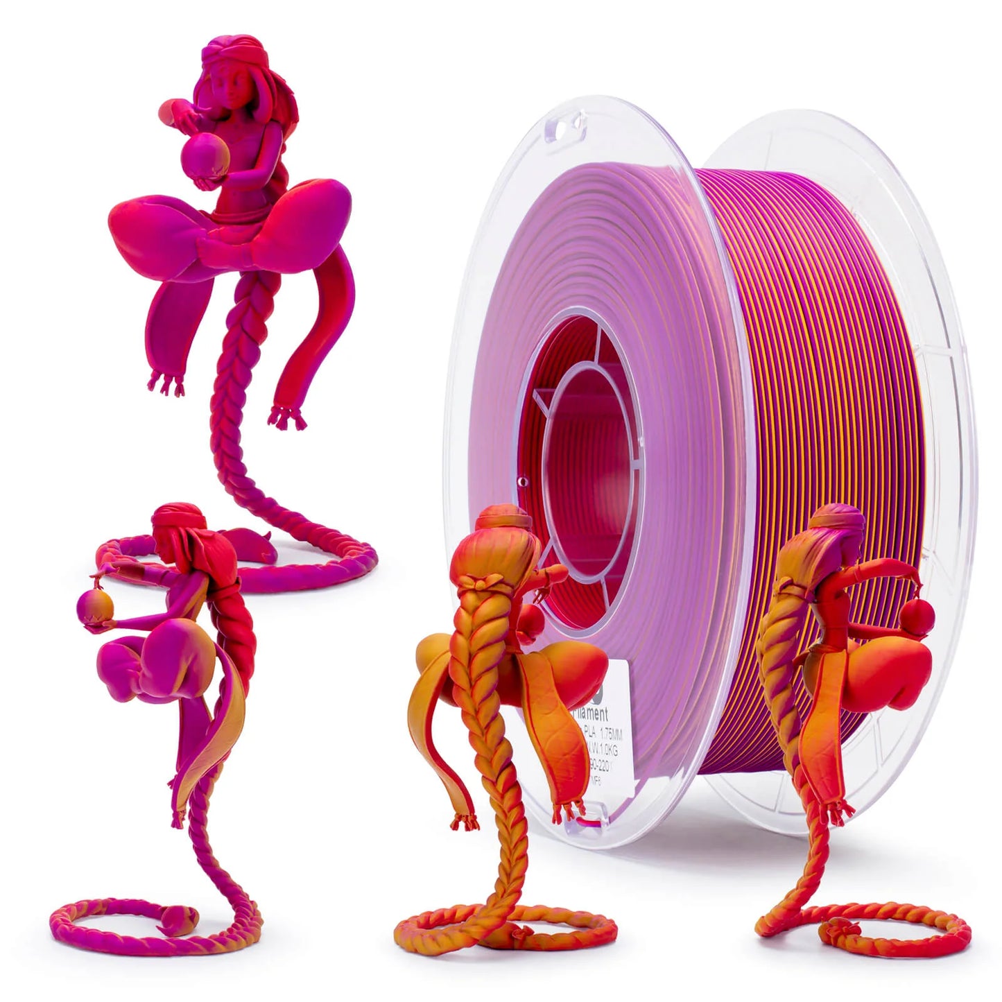 Ziro Tri Colour Matte Filament Afterglow 1KG