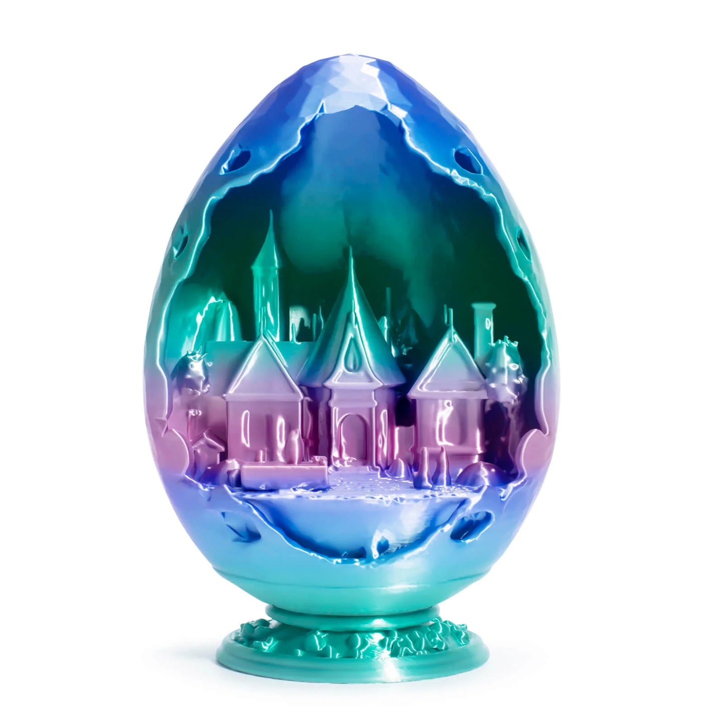 Ziro Gradient Silk Fast PLA Filament Aqua Sky 1KG