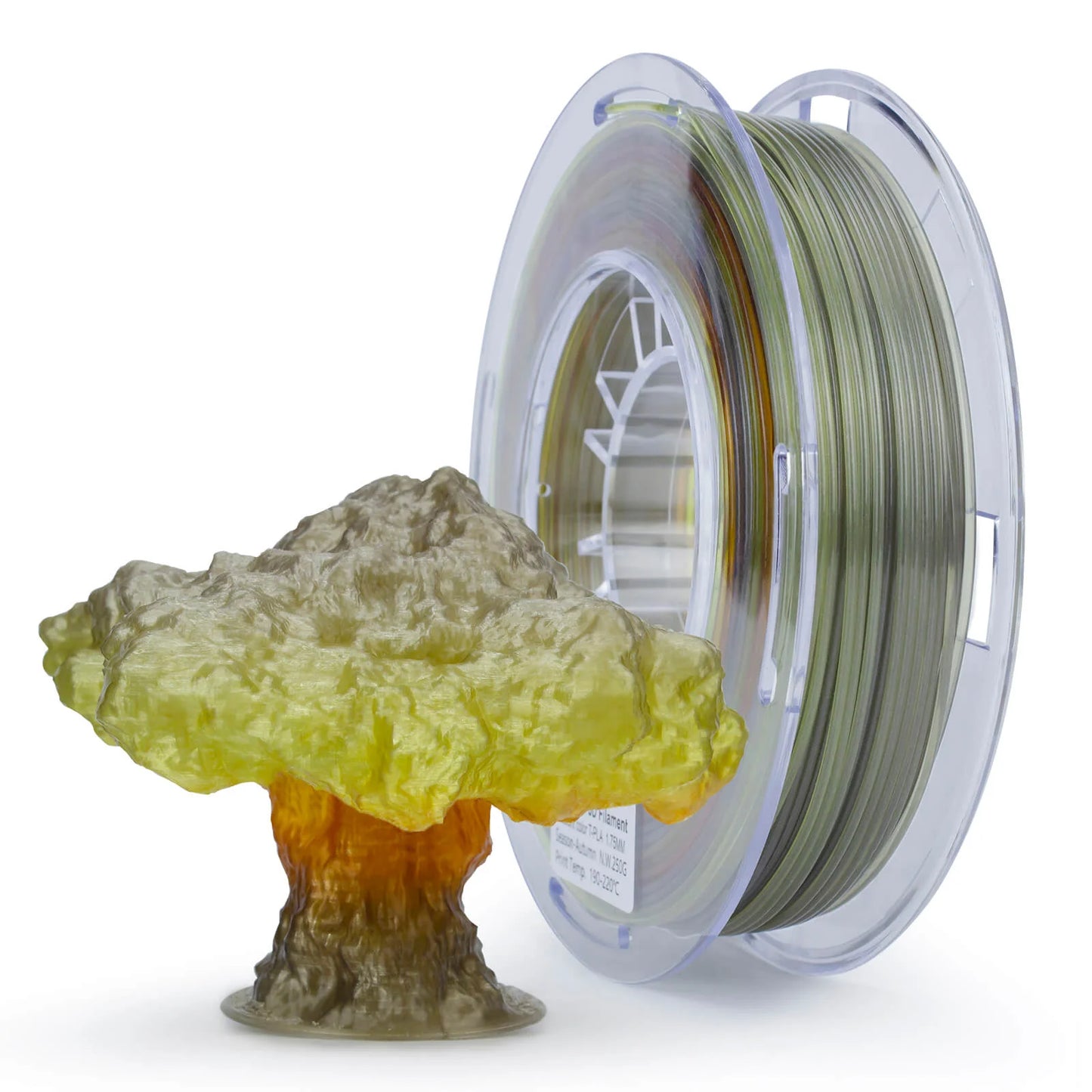 Ziro Translucent PLA Filament Autumn 1kg