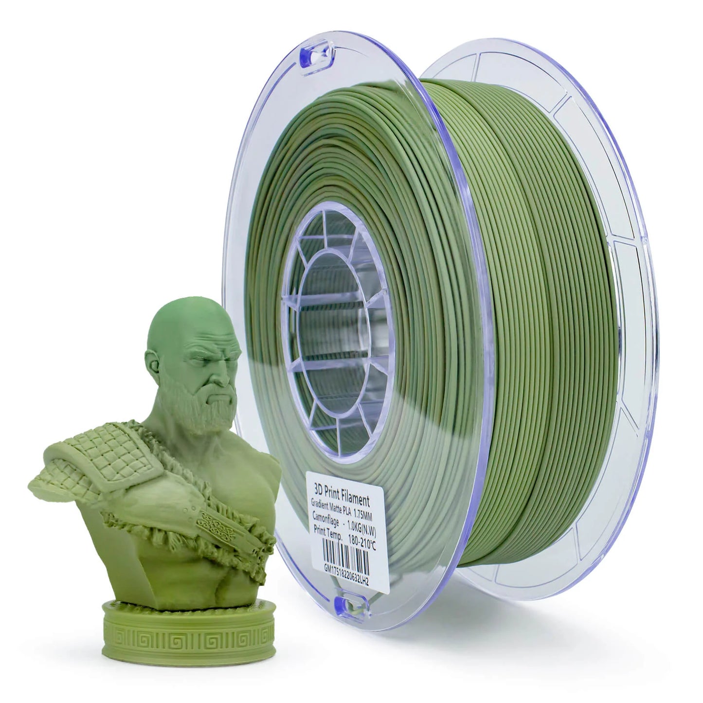 Ziro Gradient Matte PLA Filament Camouflage 1KG