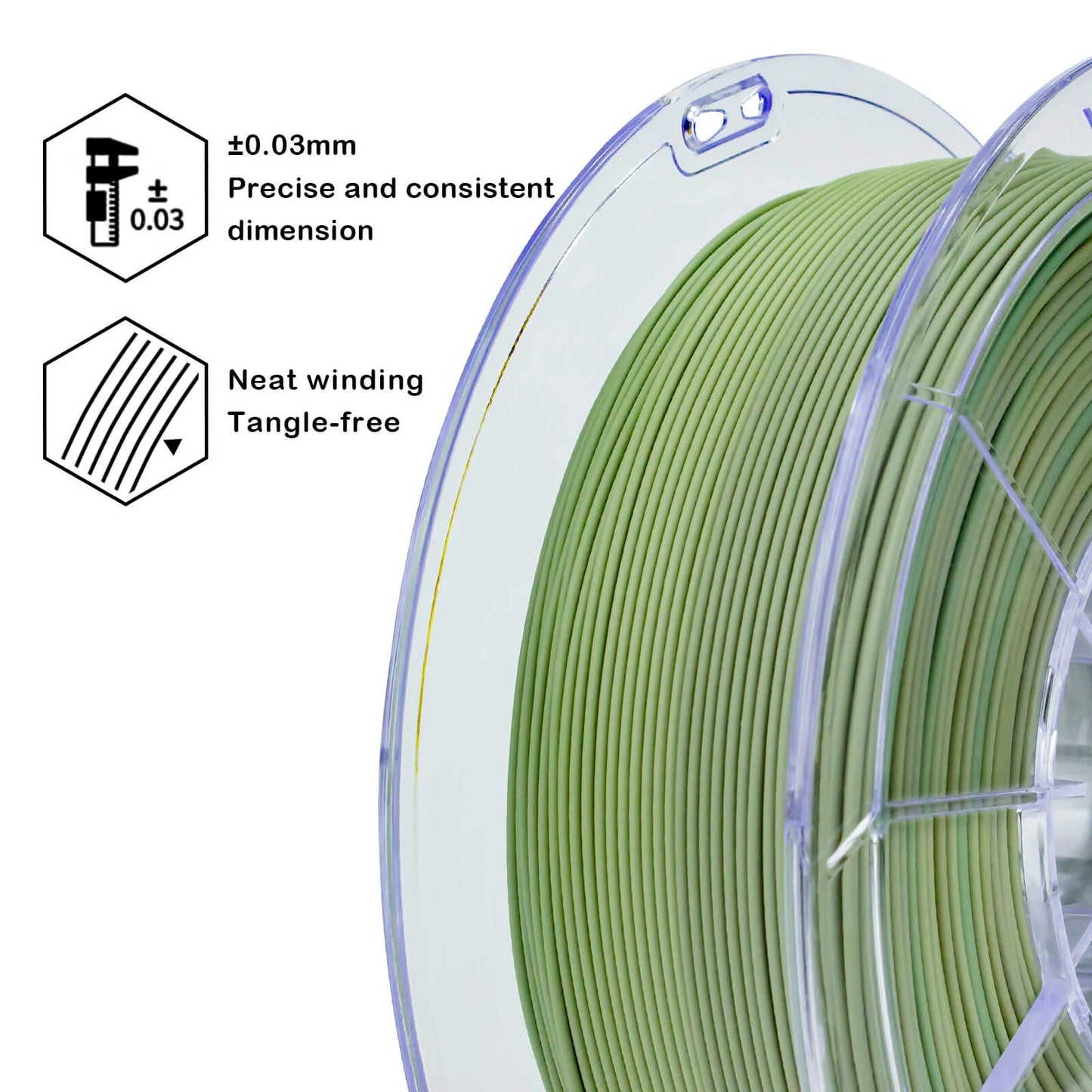Ziro Gradient Matte PLA Filament Camouflage 1KG