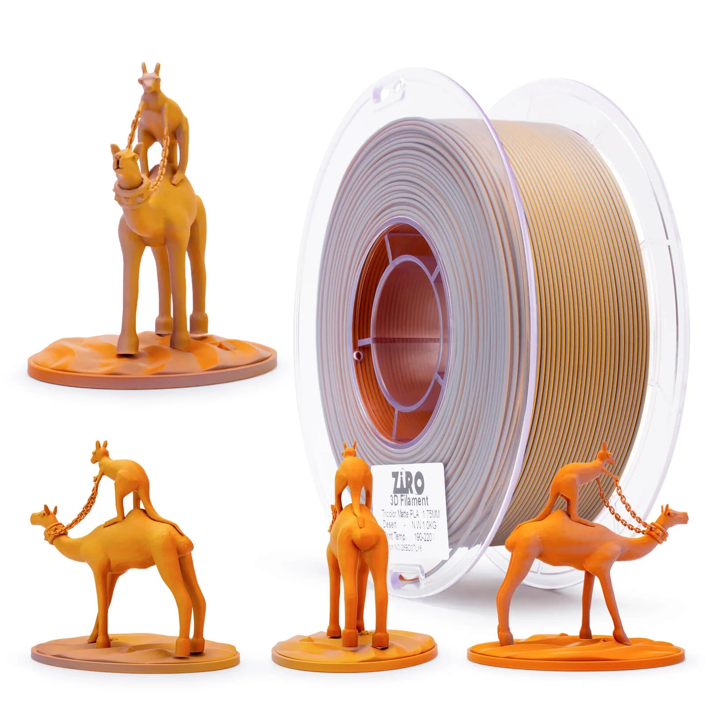 Ziro Tri Colour Matte Filament Desert 1KG