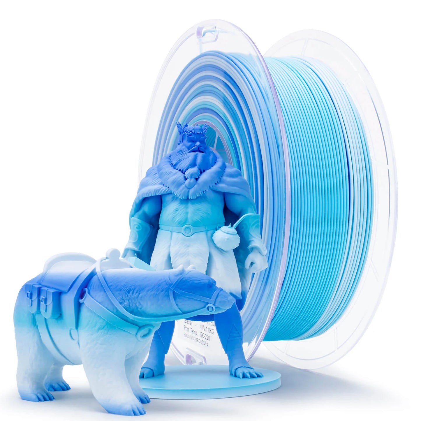 Ziro Gradient Fast Matte PLA Filament Glacier 1KG