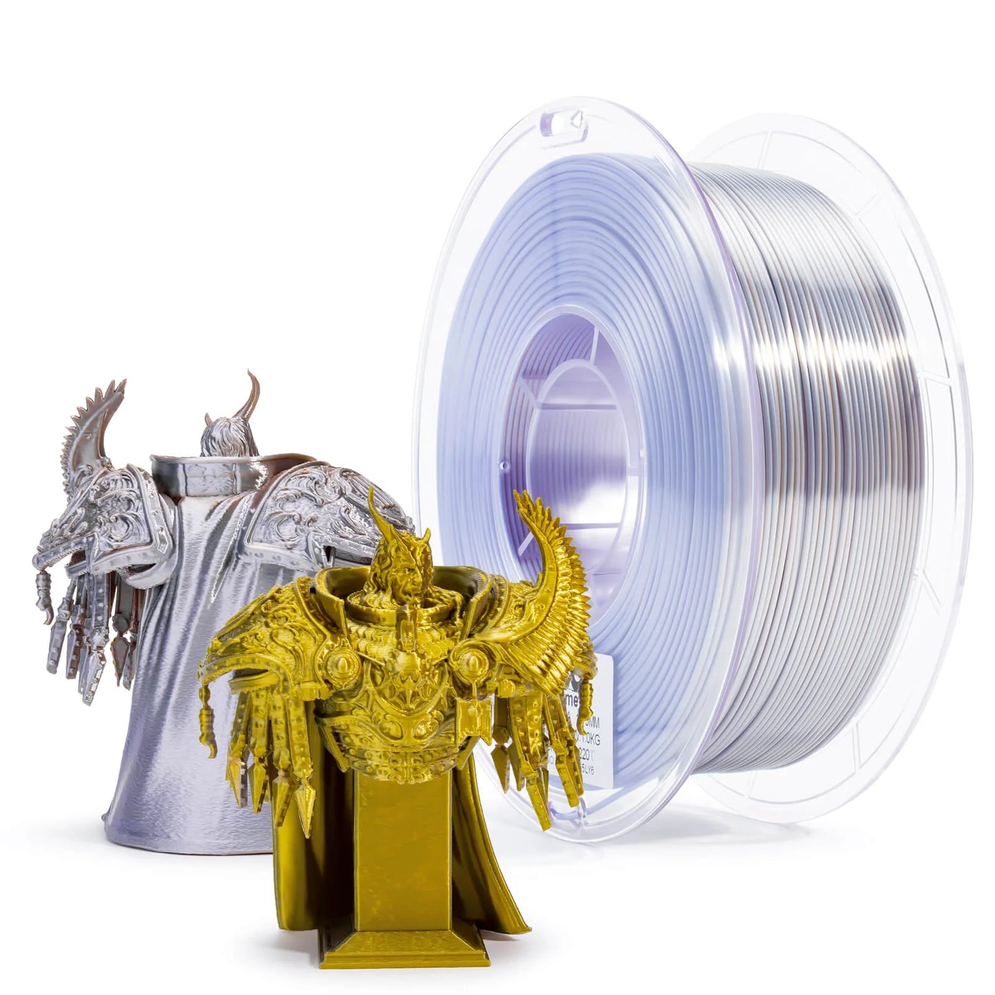 Ziro Tri Colour Silk Fast PLA Filament Gold & Silver 1KG