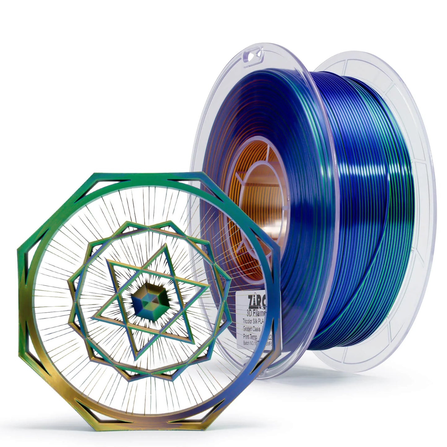 Ziro Tri Colour Silk Fast PLA Golden Oasis 1KG