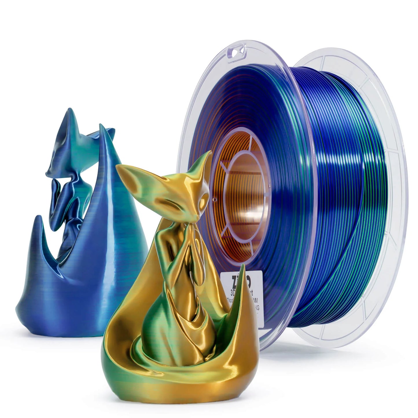 Ziro Tri Colour Silk Fast PLA Golden Oasis 1KG