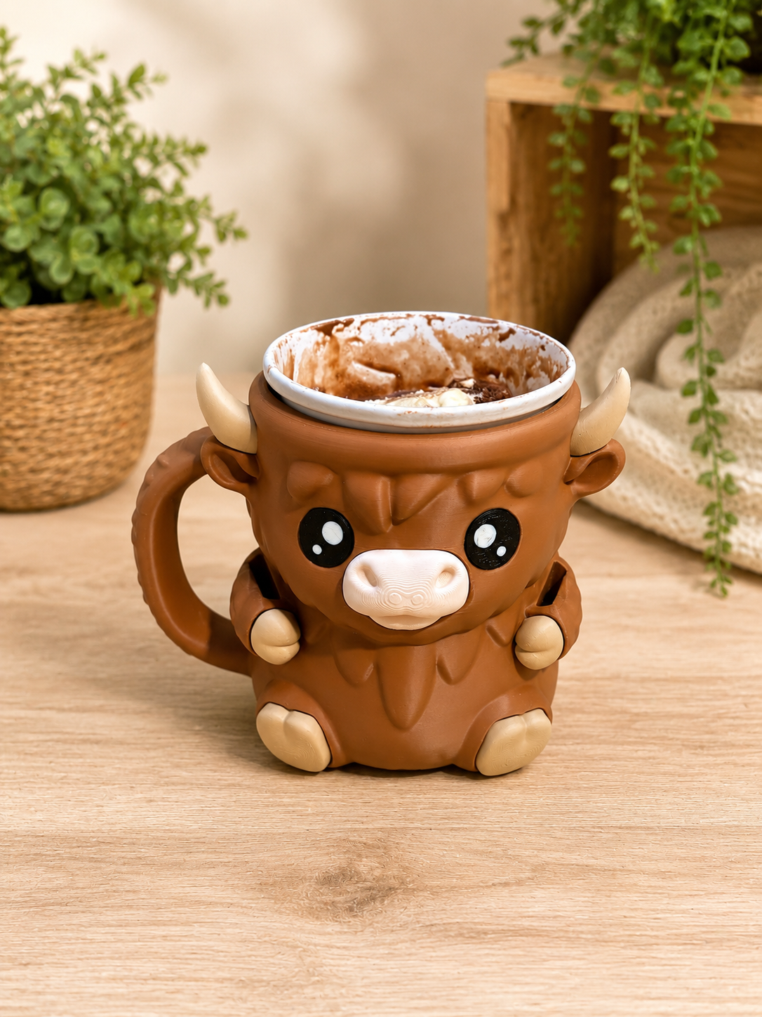 Highland Cow Icecream Holder