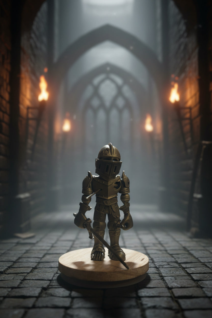 Skeleton Knight Bronze – Cotto 3D Creations