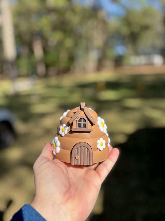 Bee Hive With 7 Bees