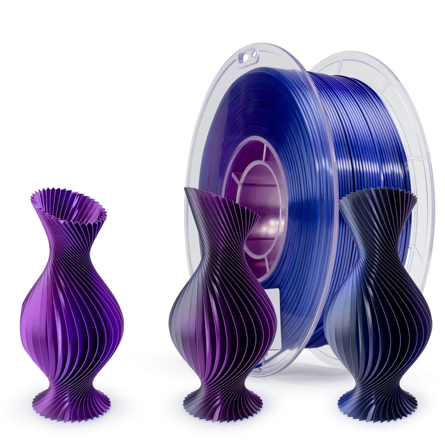 Ziro Tri Colour Silk Fast PLA Indigo Satin 1KG