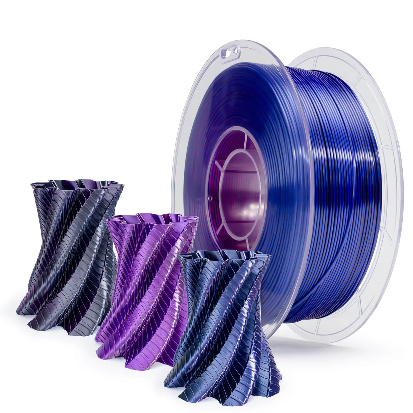 Ziro Tri Colour Silk Fast PLA Indigo Satin 1KG