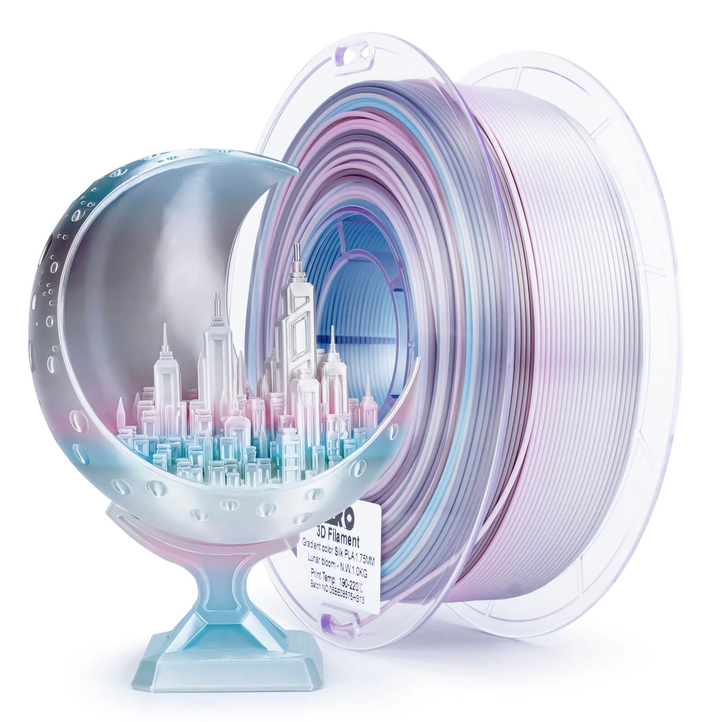 Ziro Gradient Silk Fast PLA Filament Lunar Bloom 1KG