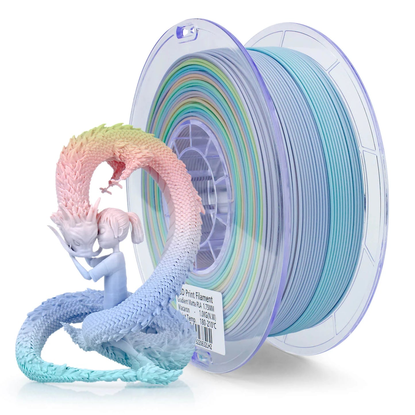 Ziro Gradient Matte PLA Filament Macaron 1KG