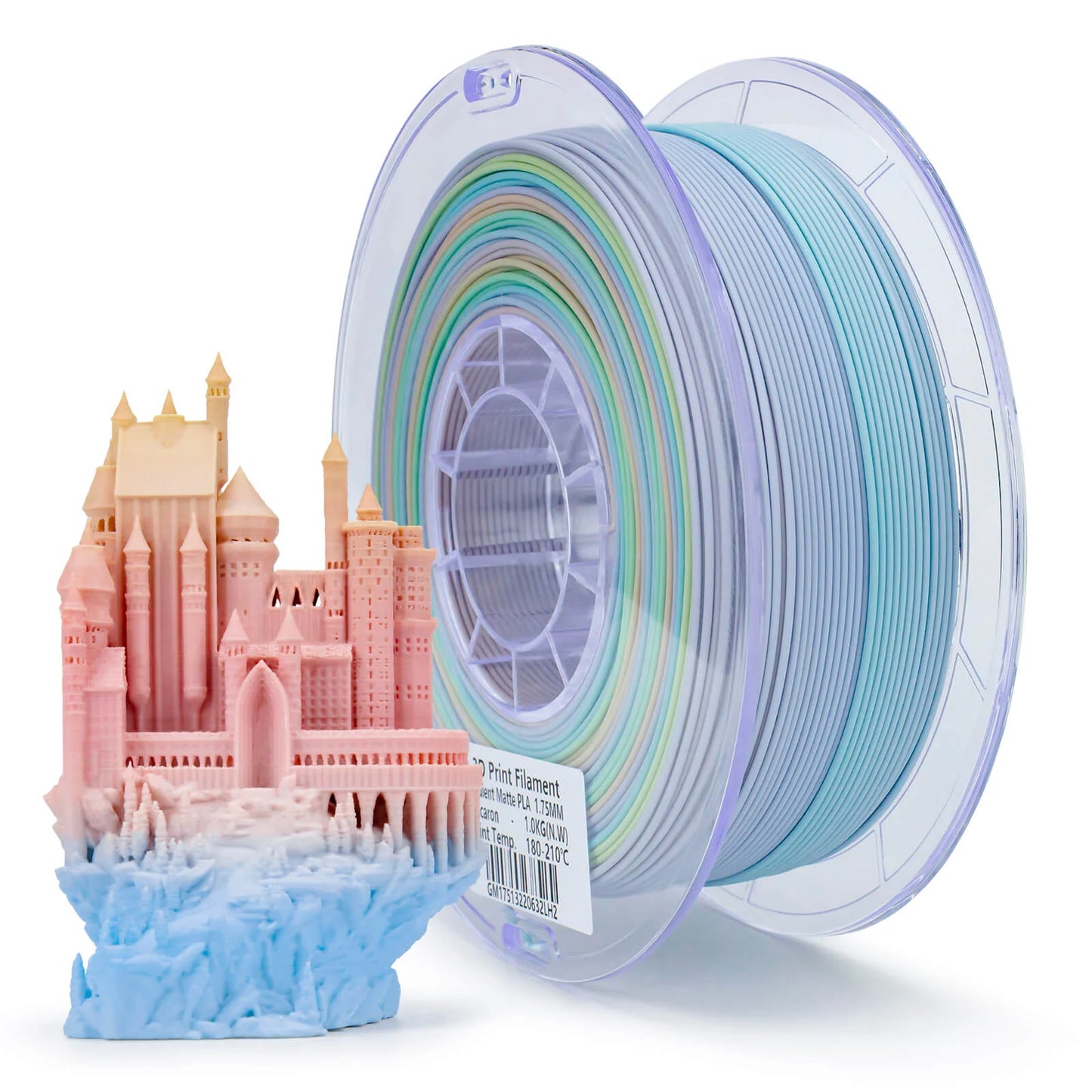 Ziro Gradient Matte PLA Filament Macaron 1KG