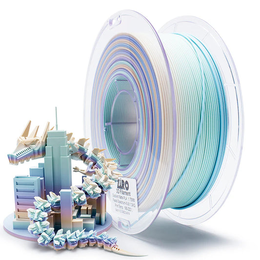 Ziro Gradient Fast Matte PLA Filament Pastel Spectrum 1KG