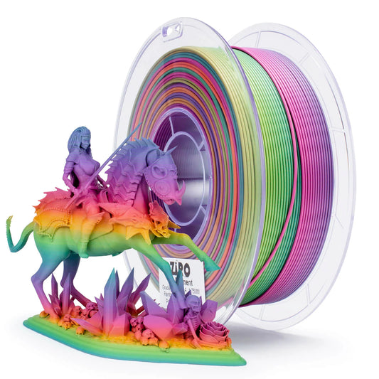 Ziro Gradient Fast Matte PLA Filament Rainbow Blaze 1KG