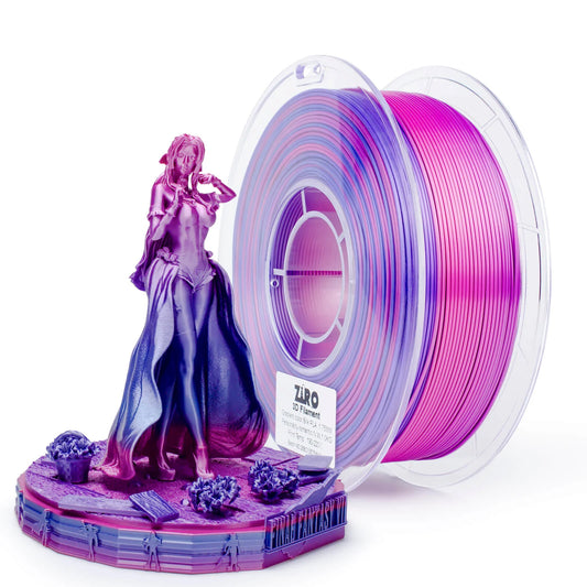 Ziro Gradient Silk Fast PLA Filament Romantic 1KG