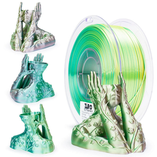 Ziro Tri Colour Silk Fast PLA Filament Shimmer 1KG