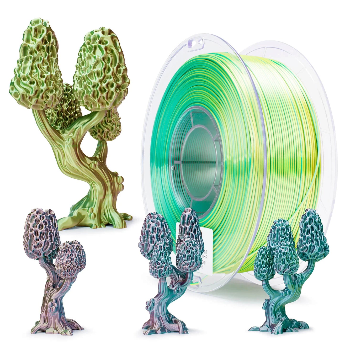 Ziro Tri Colour Silk Fast PLA Filament Shimmer 1KG