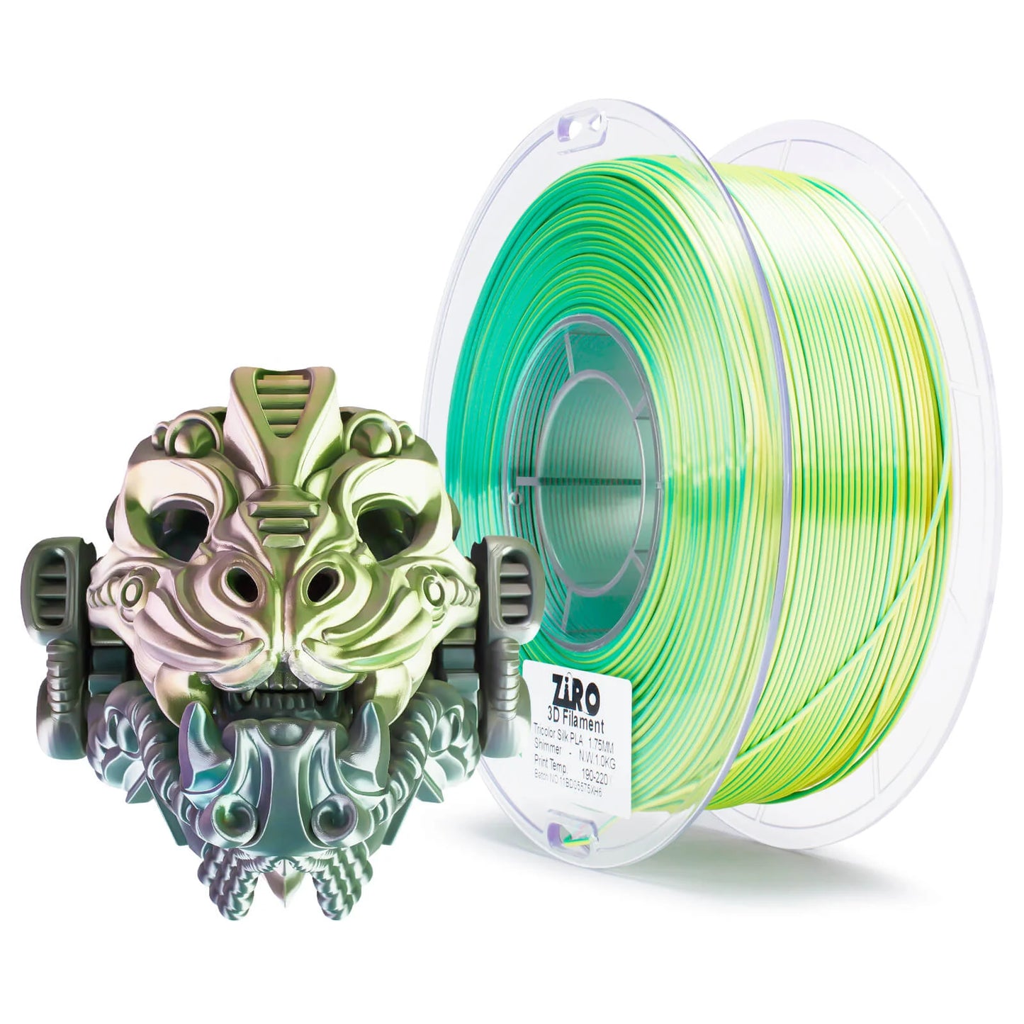 Ziro Tri Colour Silk Fast PLA Filament Shimmer 1KG