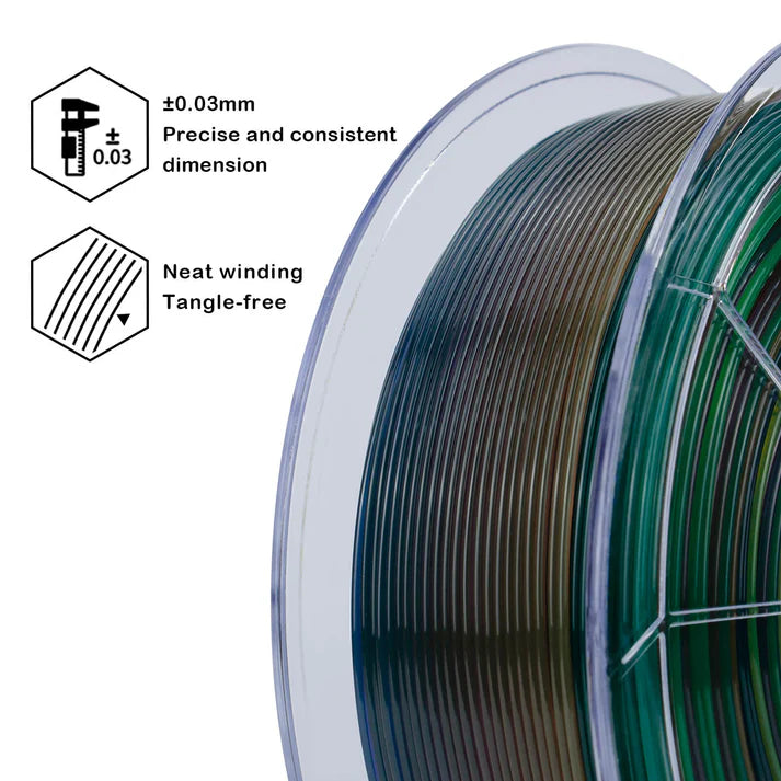 Ziro Translucent PLA Filament Spring 1kg