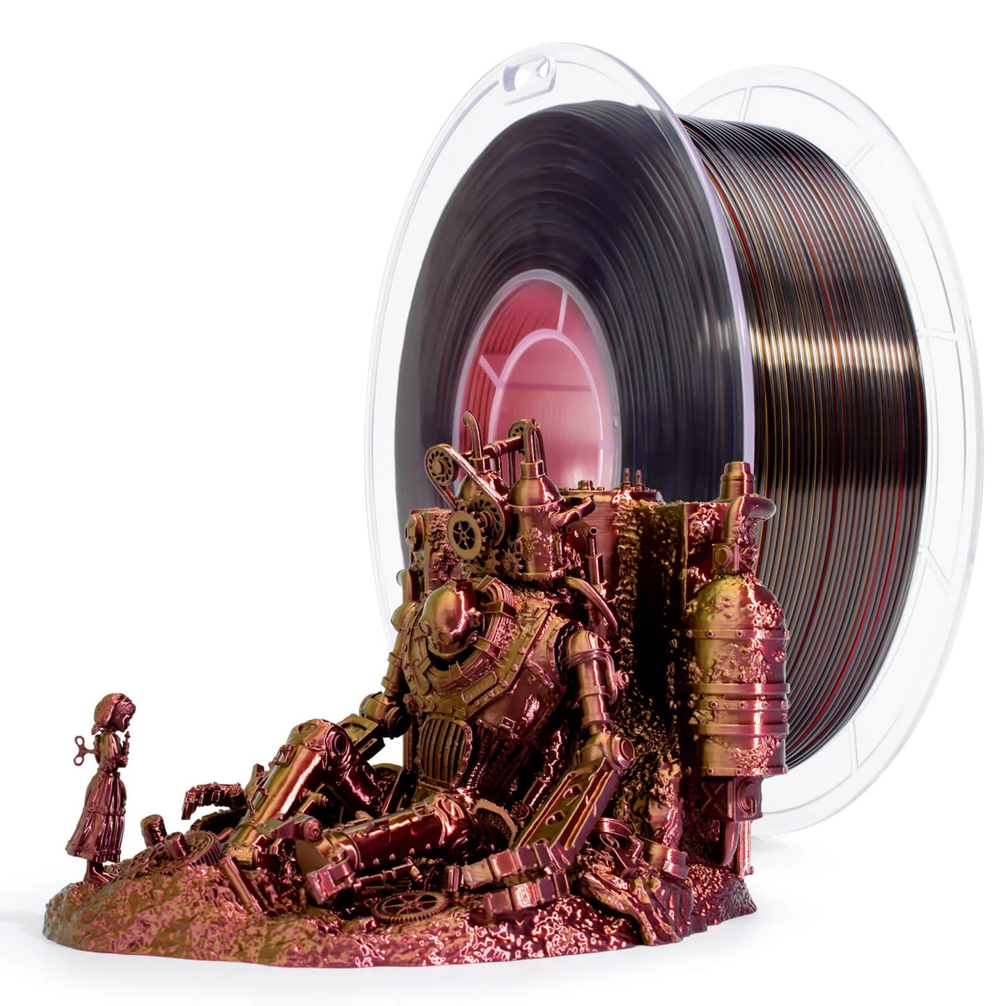 Ziro Tri Colour Silk Fast PLA Filament Steampunk 1KG