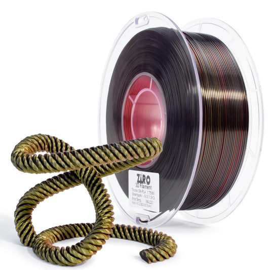 Ziro Tri Colour Silk Fast PLA Filament Steampunk 1KG