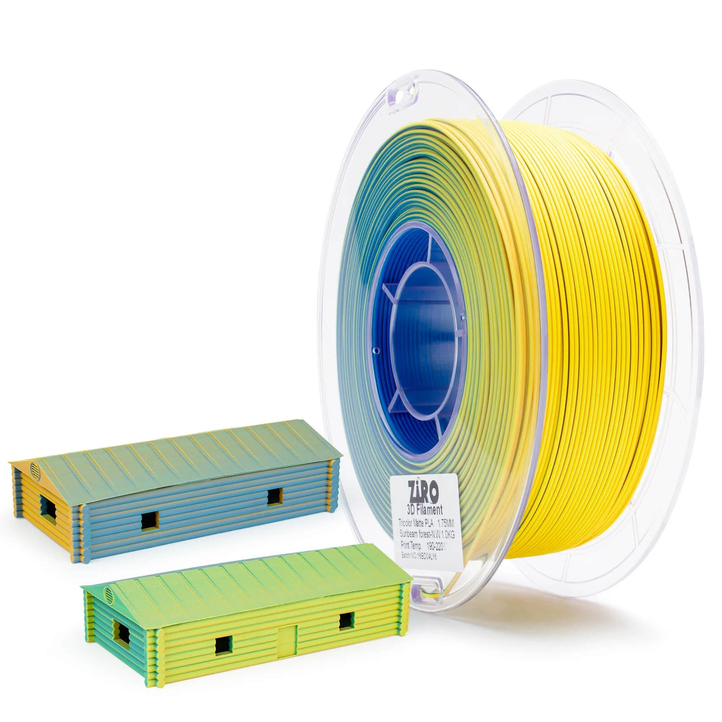 Ziro Tri Colour Matte Filament Sunbeam Forest 1KG