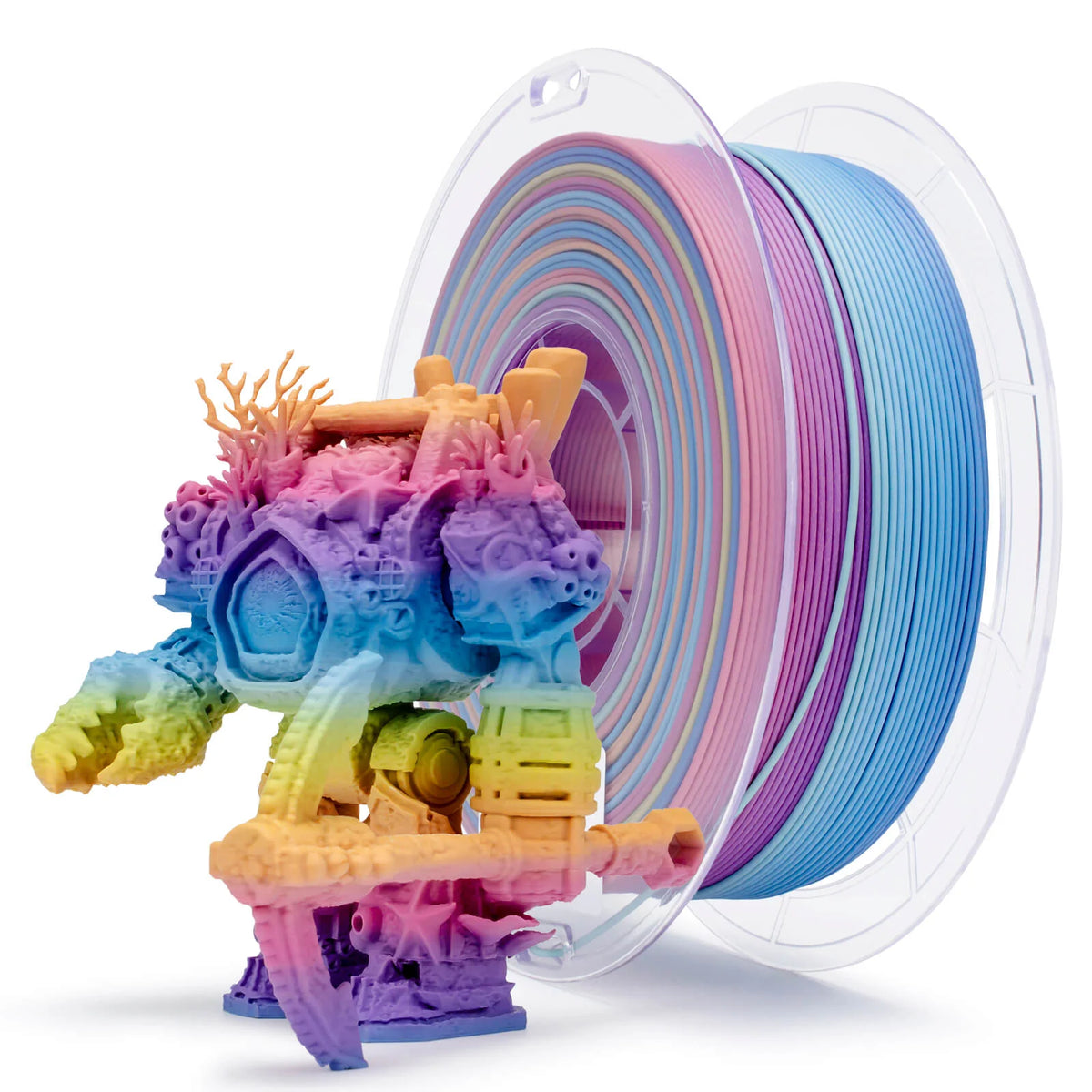 Ziro Gradient Fast Matte PLA Filament Vibrant Coral 1KG